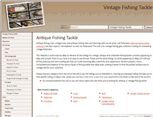 Tablet Screenshot of antiquefishingtackle.net